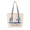 BA10 Giraffe Shopping Bag - BLUE